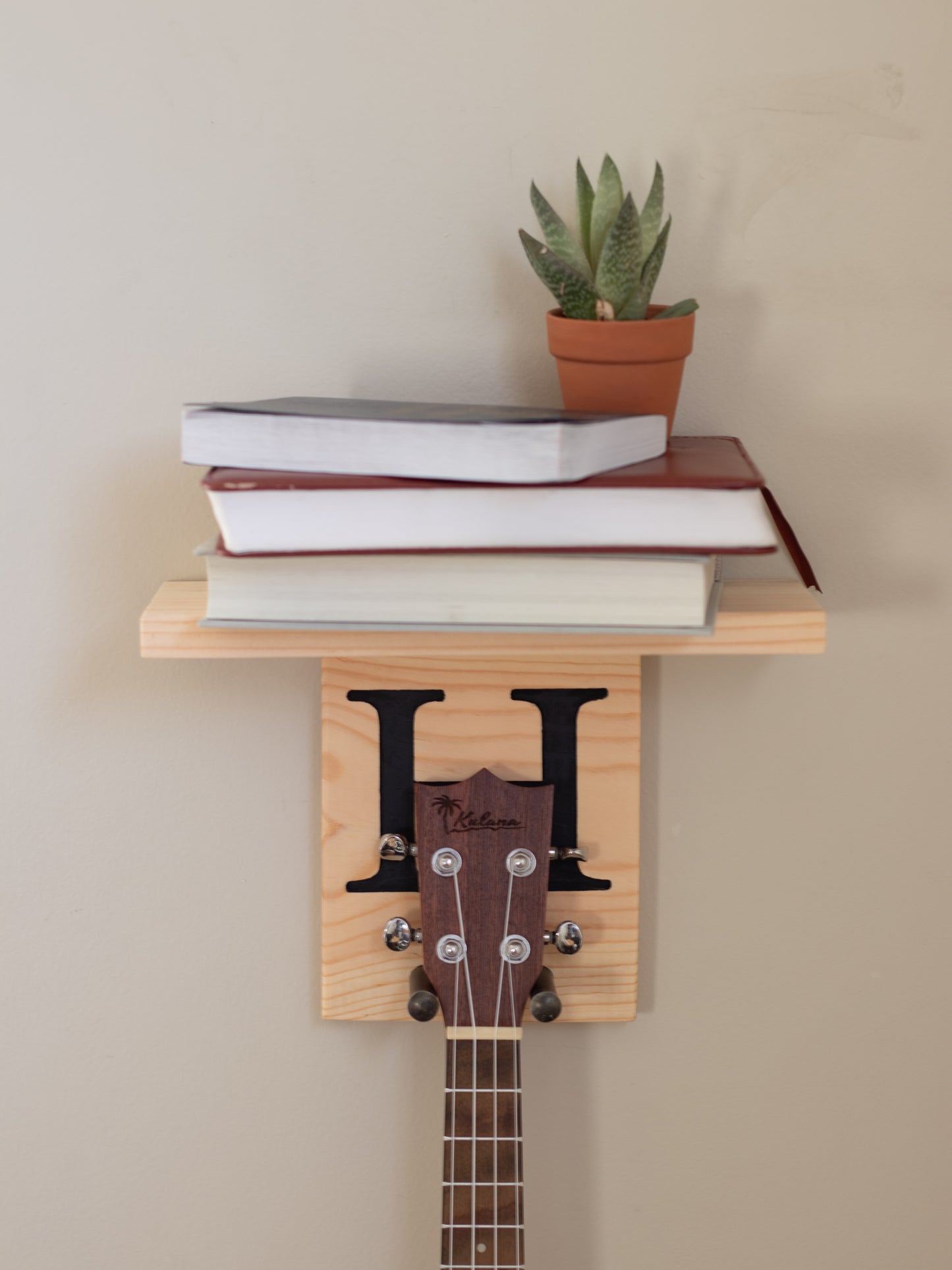 2 in 1 Shelf Ukulele Wall Mount