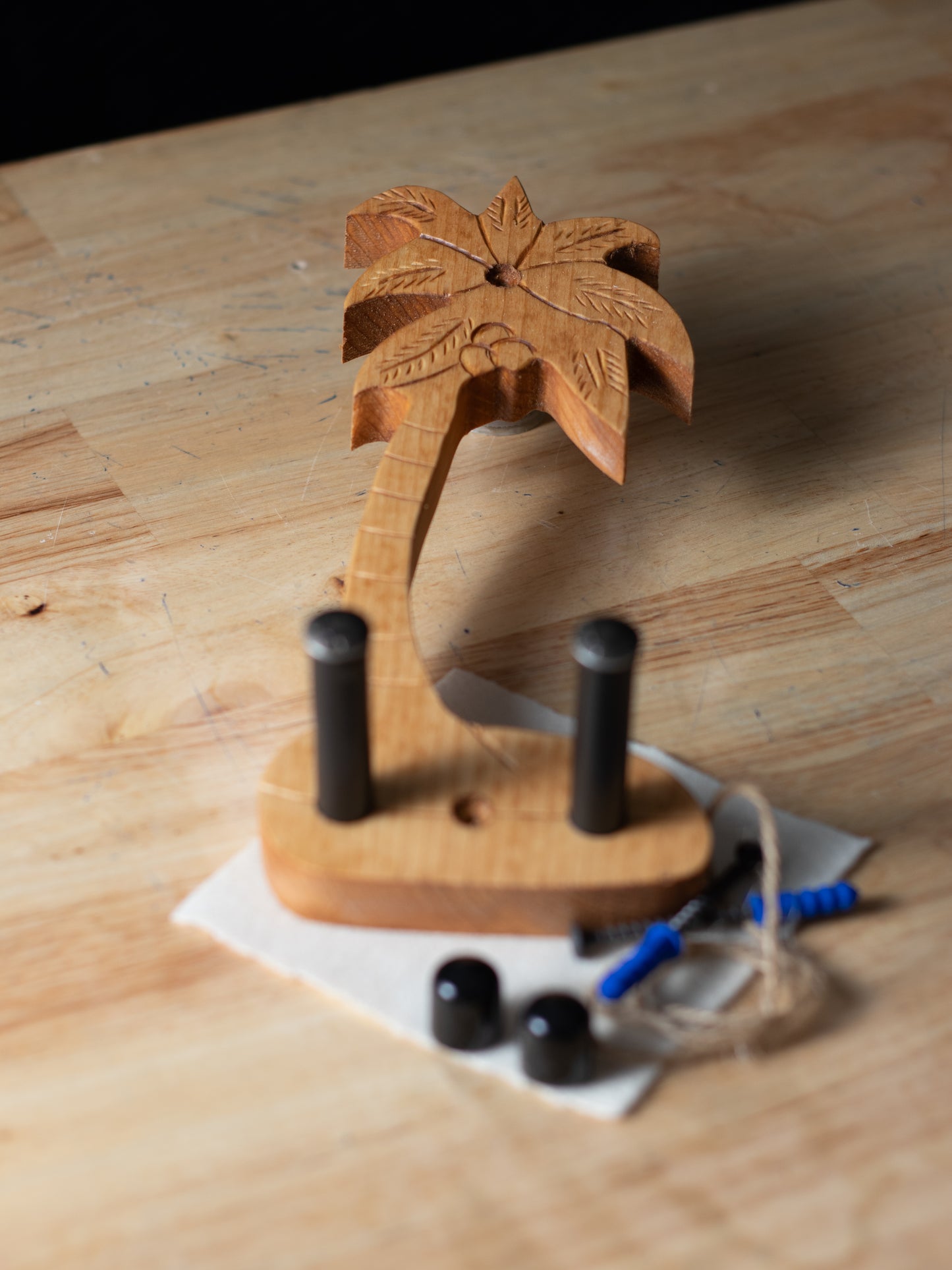 Palm Tree Ukulele Wall Mount