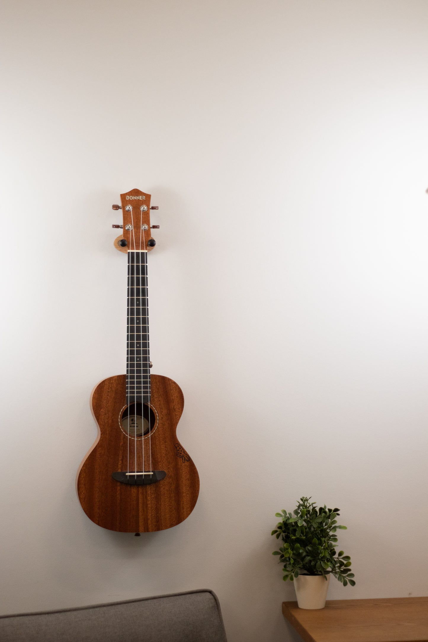 Simple Oval Ukulele Wall Mount