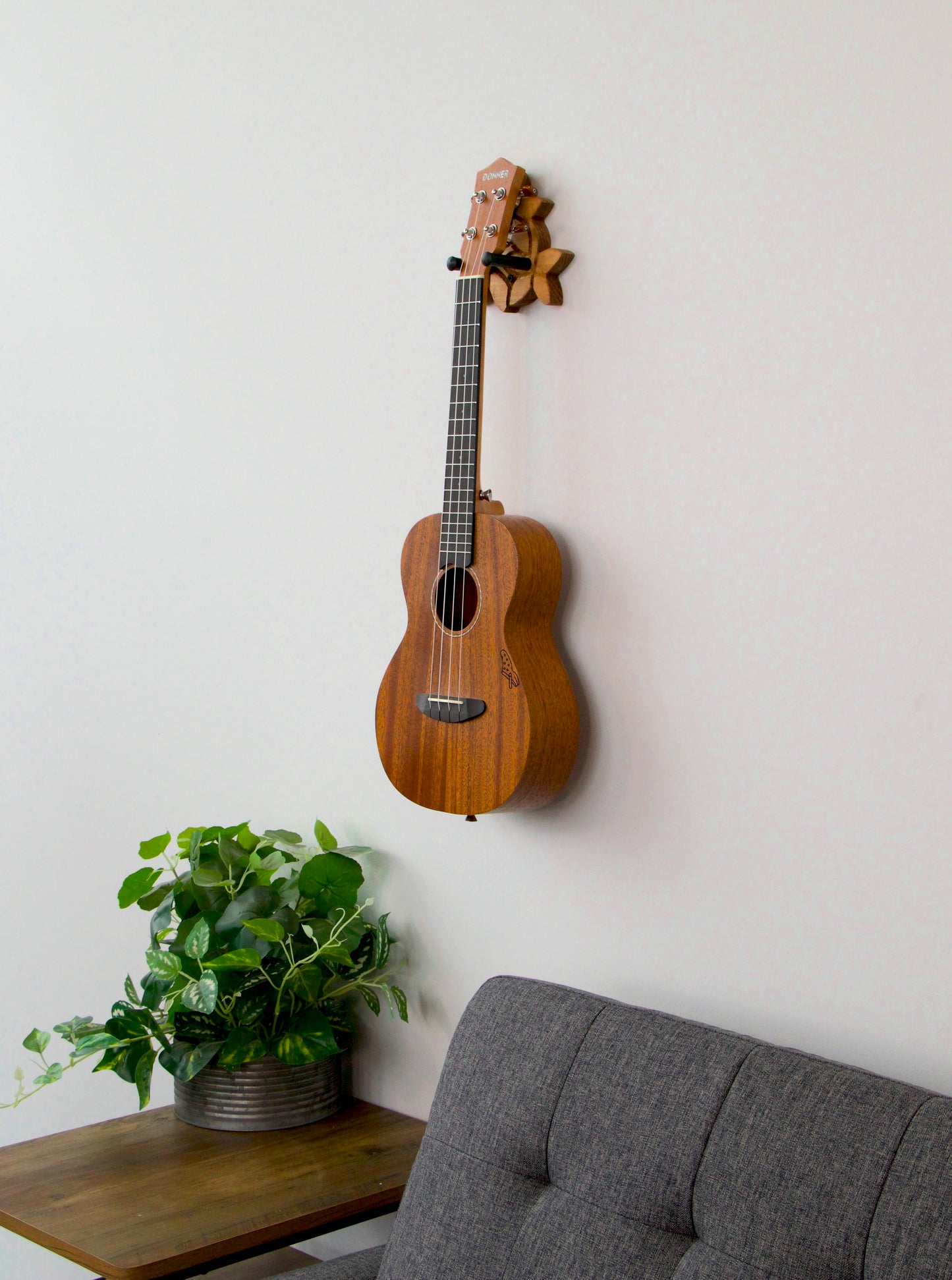 Flower Ukulele Wall Mount