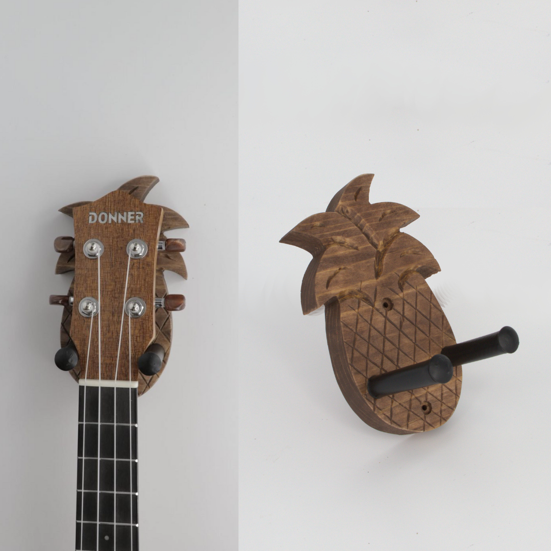 Pineapple Ukulele Wall Mount