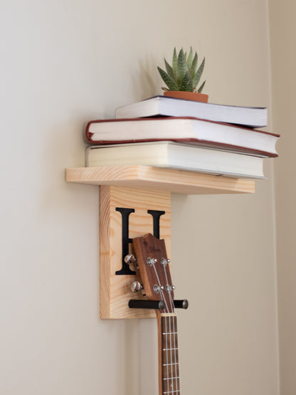 2 in 1 Shelf Ukulele Wall Mount
